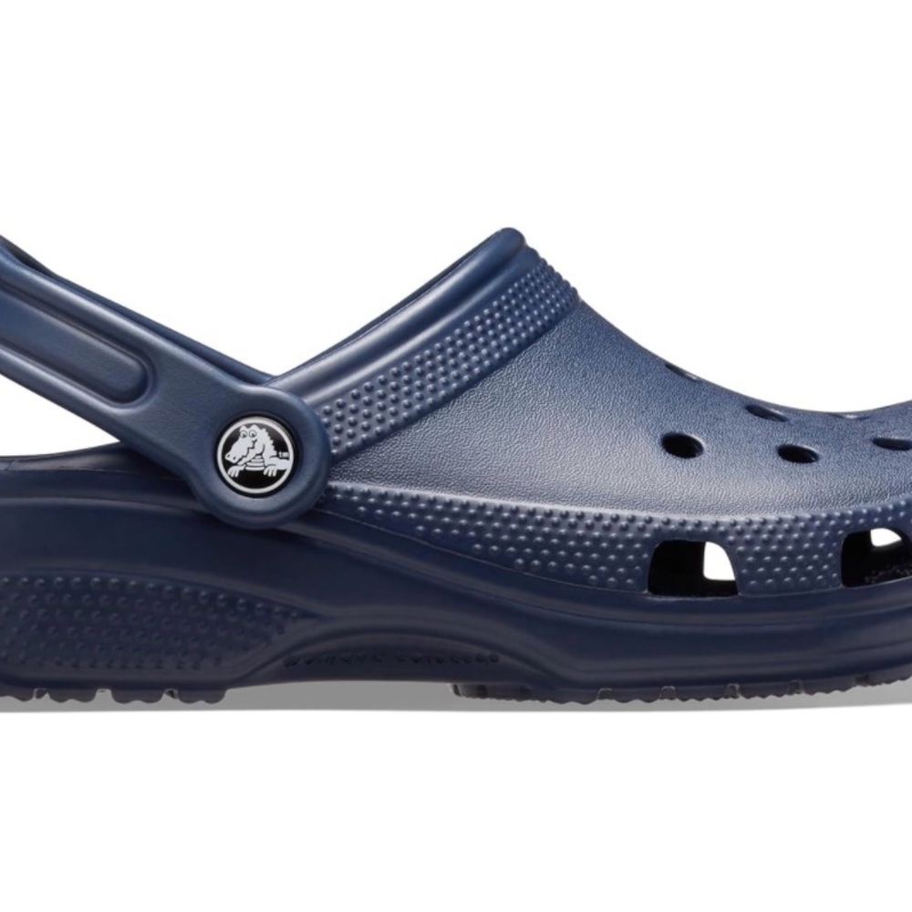 CROCS  Classic Rubber Clogs Navy Blue Size M(4) W(6) NWT - Picture 3 of 9